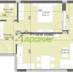 Двустаен апартамент в Пловдив, Кършияка - 72 кв.м за 1201 €/кв.м - Снимка #1