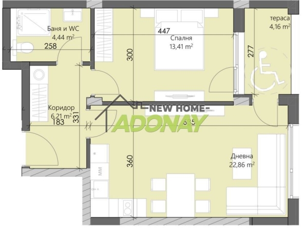 Двустаен апартамент в Пловдив, Кършияка - 72 кв.м за 1201 €/кв.м - Снимка #1