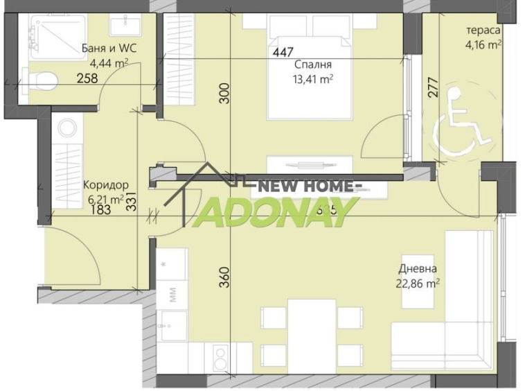 Двустаен апартамент в Пловдив, Кършияка - 72 кв.м за 1201 €/кв.м - Снимка #1