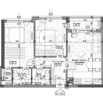 Тристаен апартамент в София, Младост 4 - 83 кв.м за 2054 €/кв.м - Снимка #1