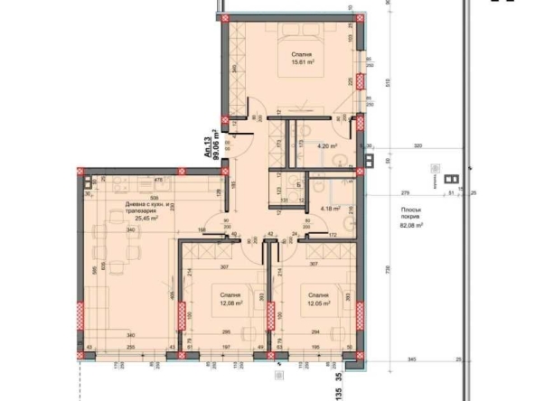 Четиристаен апартамент в Варна, Възраждане 3 - 198 кв.м за 882 €/кв.м - Снимка #1