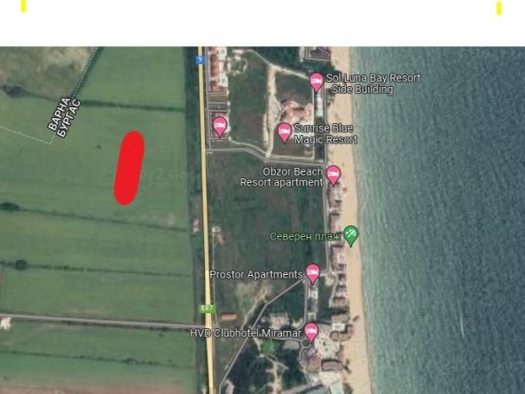 Парцел в Бургас, Център - 7095 кв.м за 37 €/кв.м - Снимка #1