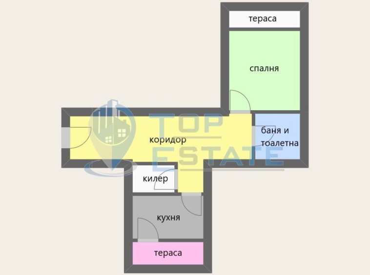 Едностаен апартамент в Стражица - 52 кв.м за 302 €/кв.м - Снимка #1