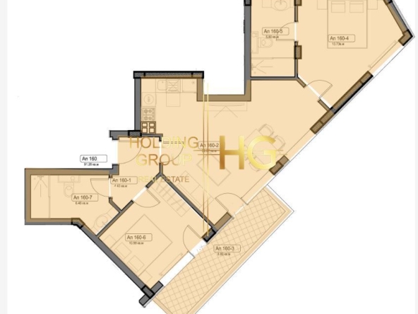 Тристаен апартамент в Варна, Възраждане 1 - 113 кв.м за 1336 €/кв.м - Снимка #1