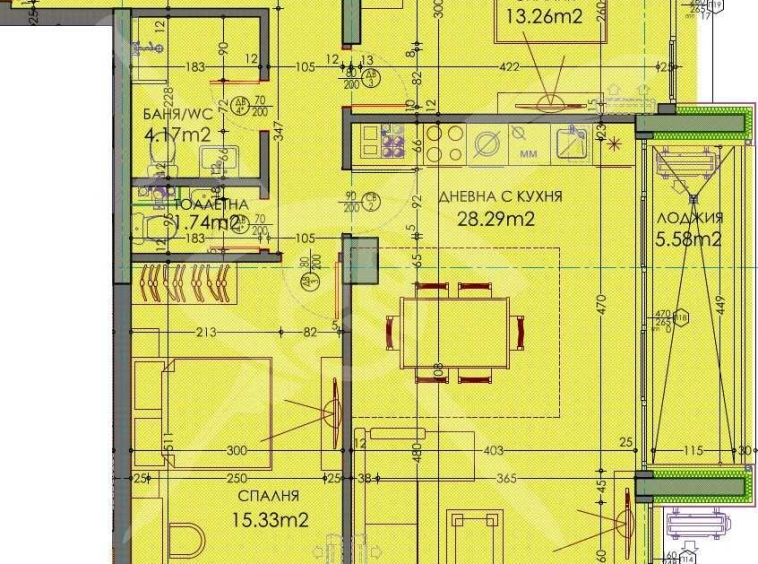 Тристаен апартамент в Пловдив, Тракия - 116 кв.м за 1107 €/кв.м - Снимка #1