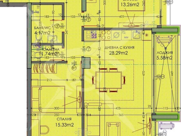 Тристаен апартамент в Пловдив, Тракия - 116 кв.м за 1107 €/кв.м - Снимка #1