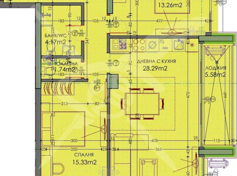 Тристаен апартамент в Пловдив, Тракия - 116 кв.м за 1107 €/кв.м - Снимка #1