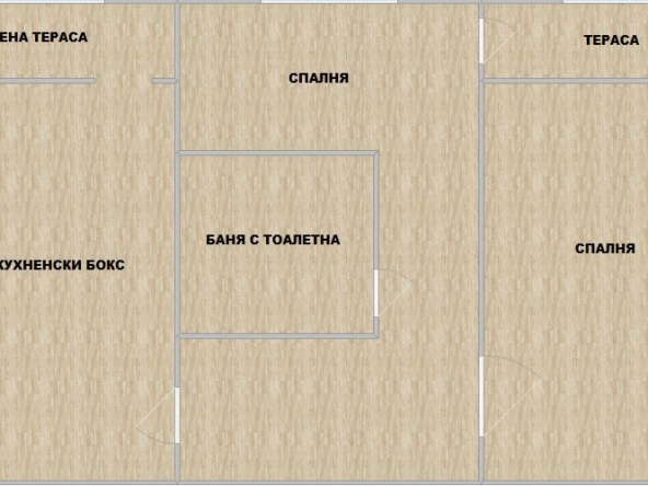 Тристаен апартамент в София, Надежда 1 - 68 кв.м за 2133 €/кв.м - Снимка #1