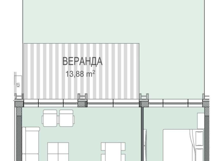 Двустаен апартамент в Пловдив, Христо Смирненски - 78 кв.м за 1885 €/кв.м - Снимка #1