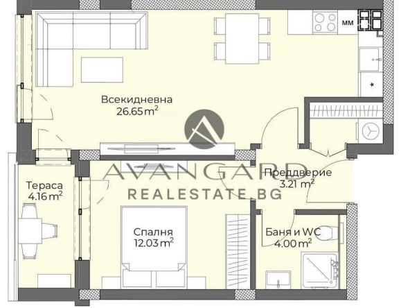 Двустаен апартамент в Пловдив, Христо Смирненски - 75 кв.м за 1155 €/кв.м - Снимка #1