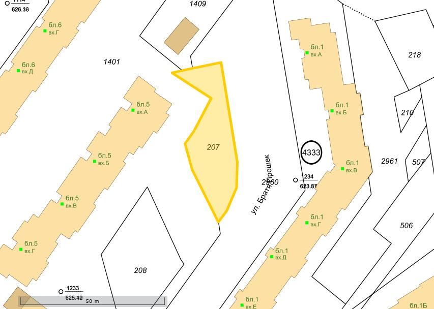 Парцел в София, Овча купел 2 - 622 кв.м за 363 €/кв.м - Снимка #1