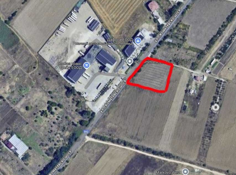 Парцел в Пловдив, Коматевски възел - 3600 кв.м за 1 €/кв.м - Снимка #1