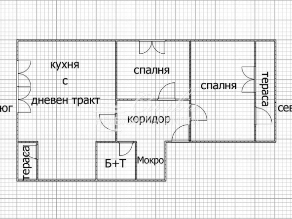 Тристаен апартамент в Шумен, Куршум чешма - 90 кв.м за 1275 €/кв.м - Снимка #1