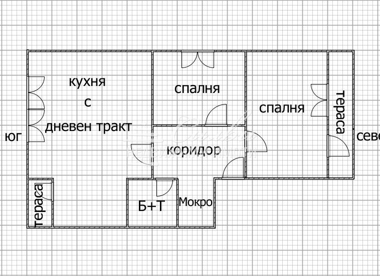 Тристаен апартамент в Шумен, Куршум чешма - 90 кв.м за 1275 €/кв.м - Снимка #1
