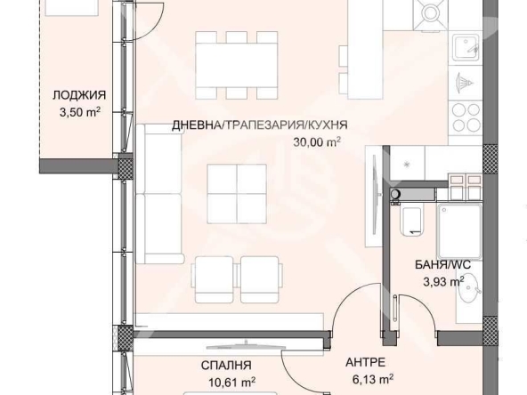Тристаен апартамент в Пловдив, Христо Смирненски - 76 кв.м за 774 €/кв.м - Снимка #1