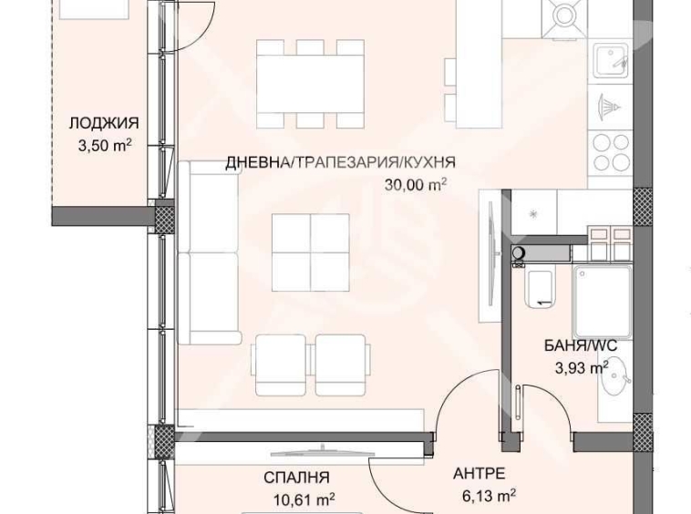 Тристаен апартамент в Пловдив, Христо Смирненски - 76 кв.м за 774 €/кв.м - Снимка #1