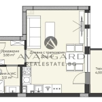 Едностаен апартамент в Пловдив, Христо Смирненски - 48 кв.м за 1210 €/кв.м - Снимка #1