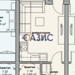 Едностаен апартамент в с. Равда, Област Бургас - 31 кв.м за 1417 €/кв.м - Снимка #1