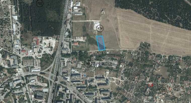 Земеделски имот в Хасково, Промишлена зона - Север -  кв.м за 8 €/дка - Снимка #1