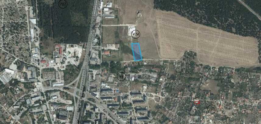 Земеделски имот в Хасково, Промишлена зона - Север -  кв.м за 8 €/дка - Снимка #1