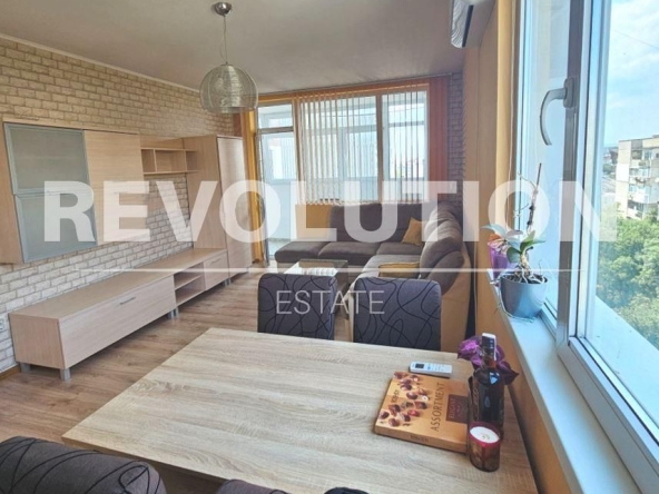 Дава се под наем Двустаен апартамент в Варна, Погреби - 64 кв.м за 560 € - Снимка #1