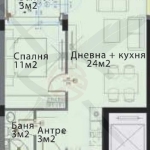 Двустаен апартамент в София, Модерно предградие - 62 кв.м за 1300 €/кв.м - Снимка #1
