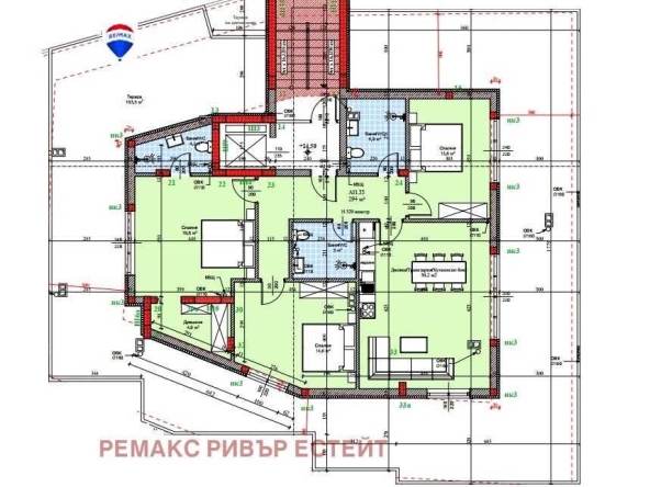 Многостаен апартамент в Русе, Широк център - 330 кв.м за 1004 €/кв.м - Снимка #1