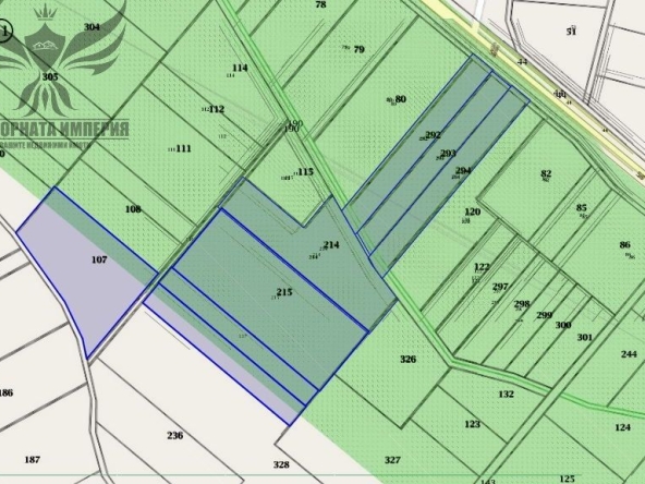 Парцел в с. Мулдава, Област Пловдив - 27000 кв.м за 3 €/кв.м - Снимка #1