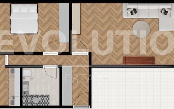 Двустаен апартамент в София, Фондови жилища - 68 кв.м за 2205 €/кв.м - Снимка #1
