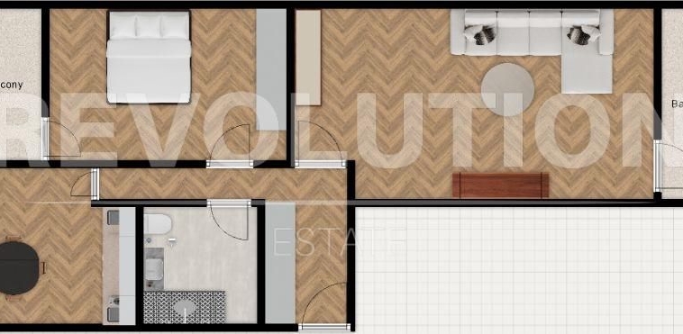 Двустаен апартамент в София, Фондови жилища - 68 кв.м за 2205 €/кв.м - Снимка #1