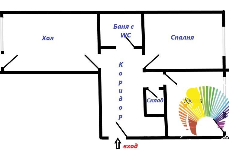 Двустаен апартамент в Бургас, Славейков - 61 кв.м за 1738 €/кв.м - Снимка #1
