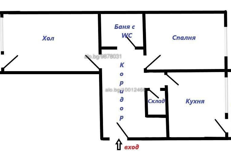 Двустаен апартамент в Бургас, Славейков - 60 кв.м за 1584 €/кв.м - Снимка #1