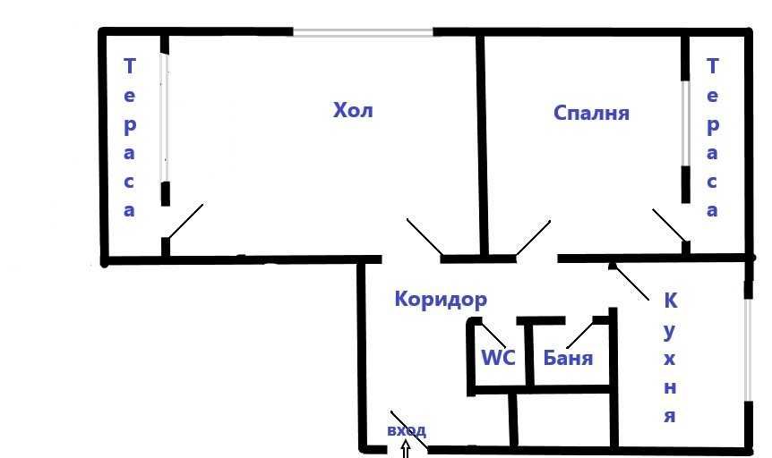 Двустаен апартамент в Бургас, Лазур - 72 кв.м за 2153 €/кв.м - Снимка #1