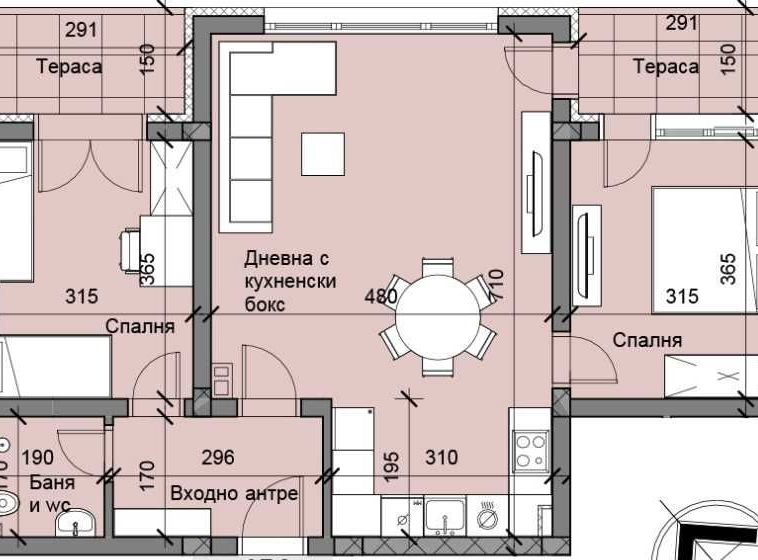Тристаен апартамент в Пловдив, Остромила - 91 кв.м за 594 €/кв.м - Снимка #1