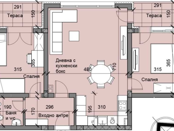 Тристаен апартамент в Пловдив, Остромила - 91 кв.м за 1165 €/кв.м - Снимка #1