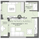 Двустаен апартамент в Пловдив, Христо Смирненски - 65 кв.м за 1353 €/кв.м - Снимка #1