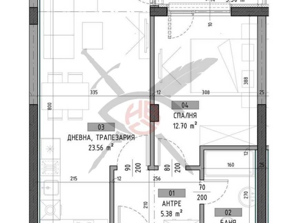 Двустаен апартамент в София, Малинова долина - 70 кв.м за 1494 €/кв.м - Снимка #1