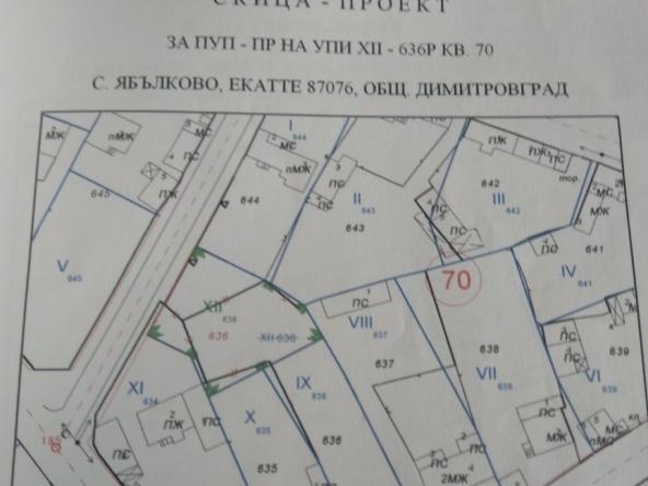 Парцел в Димитровград - 612 кв.м за 11 €/кв.м - Снимка #1