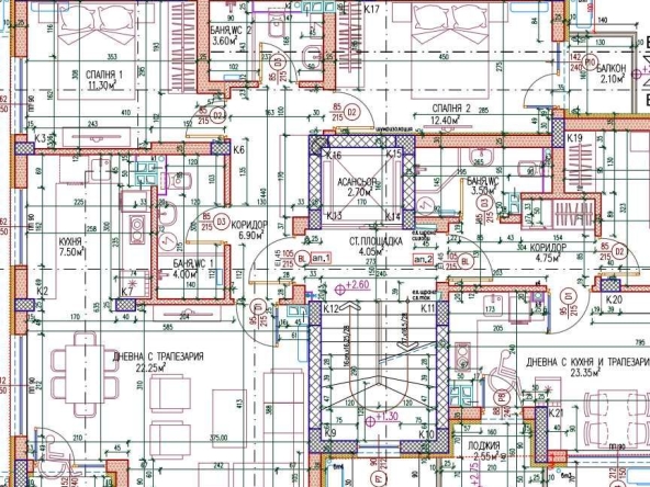 Тристаен апартамент в Пловдив, Каменица 1 - 109 кв.м за 1808 €/кв.м - Снимка #1