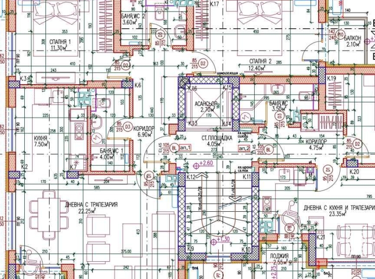 Тристаен апартамент в Пловдив, Каменица 1 - 109 кв.м за 1808 €/кв.м - Снимка #1