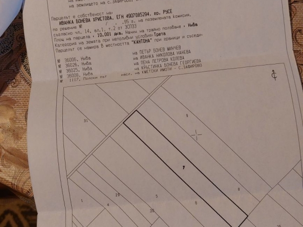 Земеделски имот в Русе, Родина 4 -  кв.м за 2346 €/дка - Снимка #1