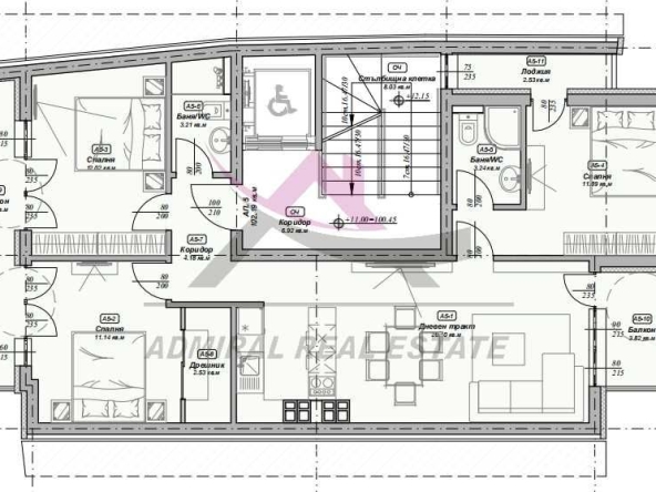 Четиристаен апартамент в Варна, Цветен квартал - 140 кв.м за 1798 €/кв.м - Снимка #1