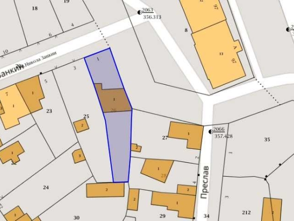 Парцел в Враца, Център - 338 кв.м за 110 €/кв.м - Снимка #1