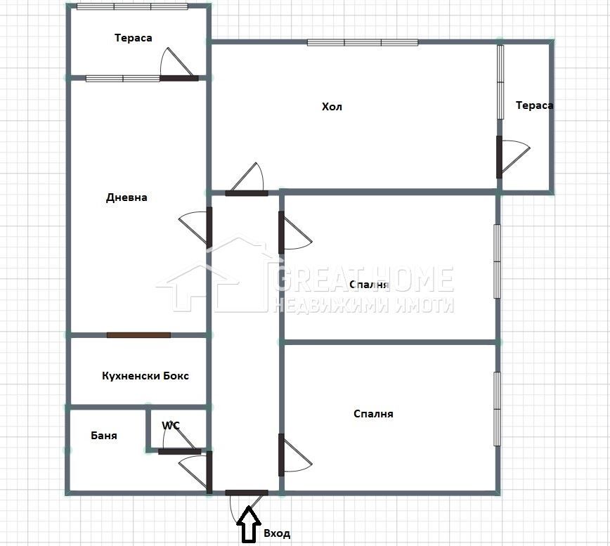 Четиристаен апартамент в Търговище, Център - 111 кв.м за 850 €/кв.м - Снимка #1