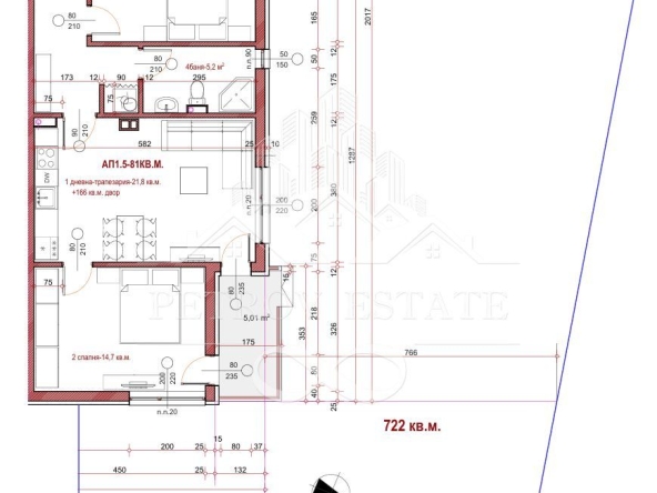 Тристаен апартамент в Велинград - 81 кв.м за 663 €/кв.м - Снимка #1