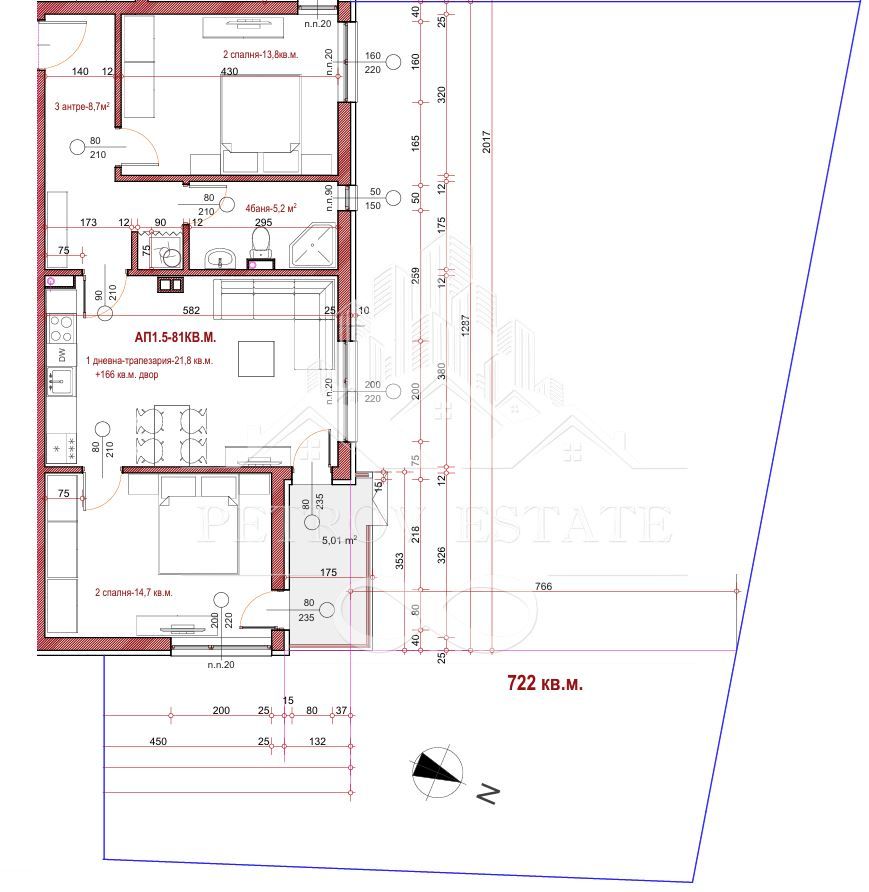 Тристаен апартамент в Велинград - 81 кв.м за 663 €/кв.м - Снимка #1