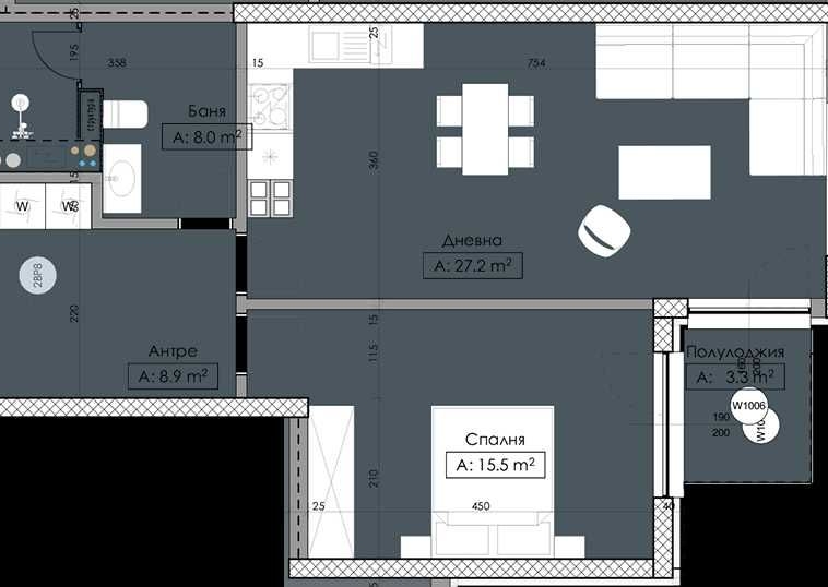 Двустаен апартамент в Пловдив, Кършияка - 87 кв.м за 808 €/кв.м - Снимка #1