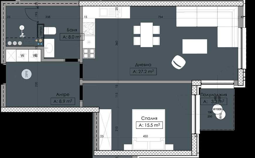 Двустаен апартамент в Пловдив, Кършияка - 87 кв.м за 808 €/кв.м - Снимка #1