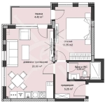 Двустаен апартамент в Пловдив, Христо Смирненски - 71 кв.м за 1318 €/кв.м - Снимка #1