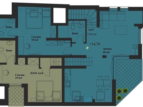 Мезонет в София, Банишора - 147 кв.м за 2715 €/кв.м - Снимка #1